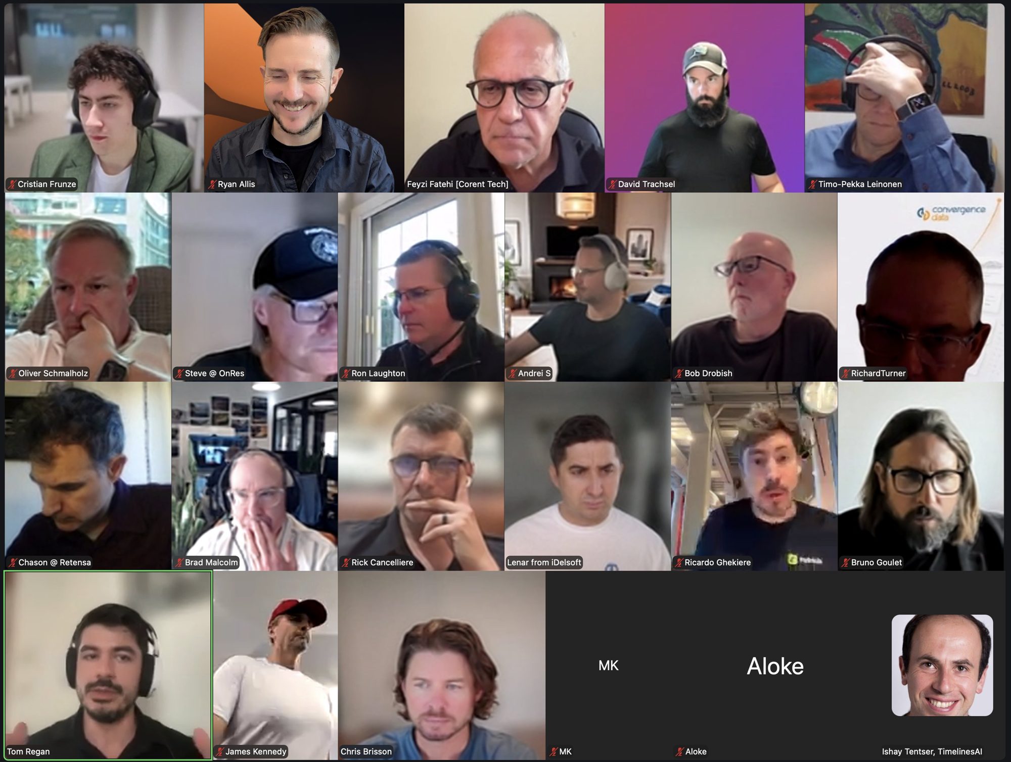 The group on the call